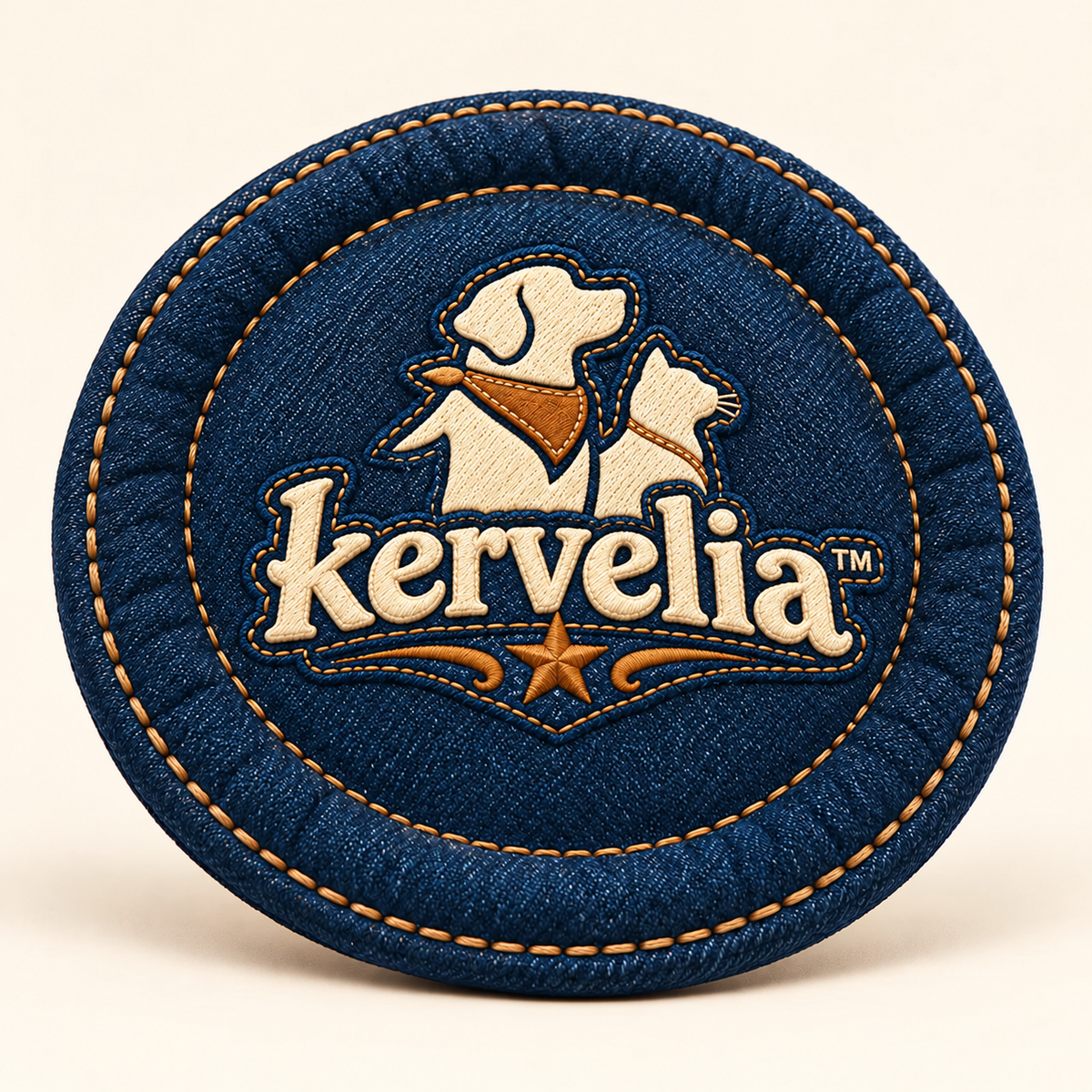 kervelia™ Western Star Pet Flying Disc